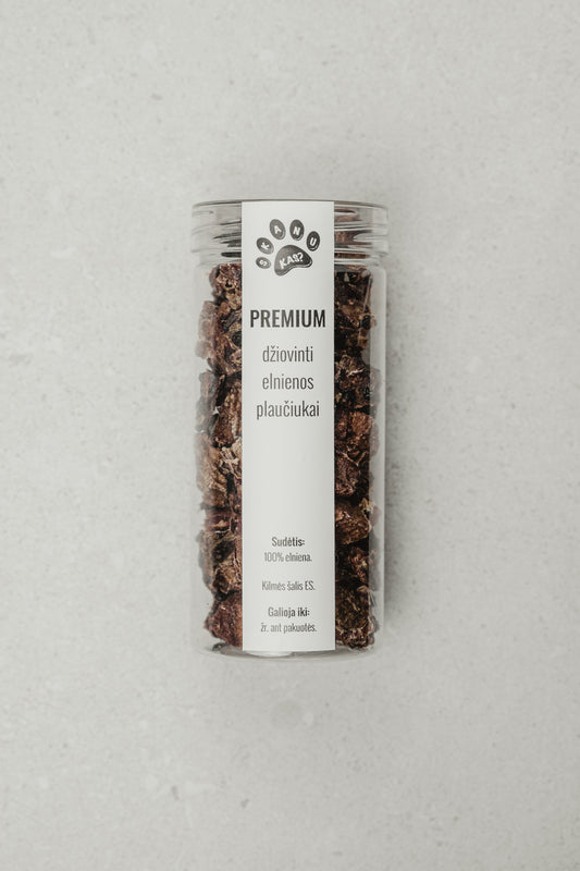 PREMIUM Džiovinti elnienos plaučiukai